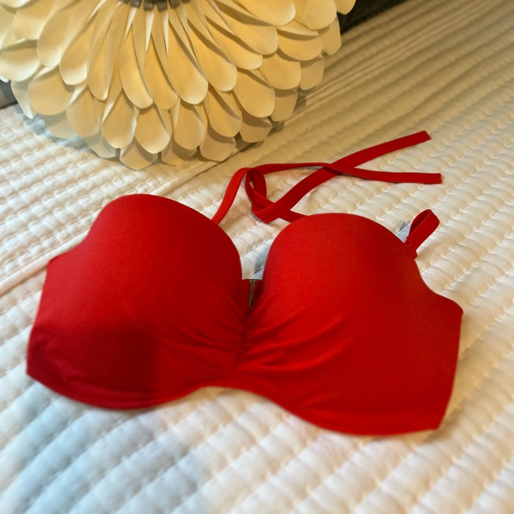 Victoria Secret’s Red Bikini Top
